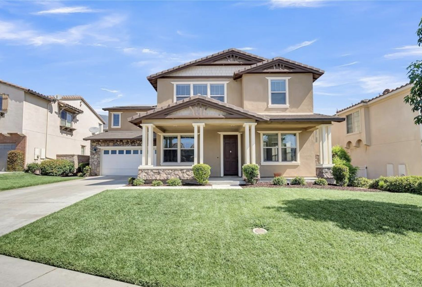 Two-story home representing Rancho Cucamonga real estate